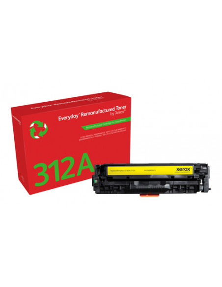 Everyday Toner rigenerato ™ di Xerox Giallo compatibile con HP 312A (CF382A), Capacità standard