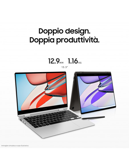 Samsung Galaxy Book3 360 13.3" Laptop i7 16GB 512GB Windows 11 Pro Graphite