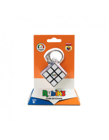 Rubik’s , , Il Cubo 3x3 Originale, Edizione in Miniatura. Accessorio Portachiavi con cubo 3x3 funzionante, per Bambini dagli 8