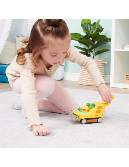 PAW Patrol , Veicolo Trasformabile Aqua Pups di Rubble per Avventure Marine, Personaggio di Rubble incluso, Giochi per Bambini e