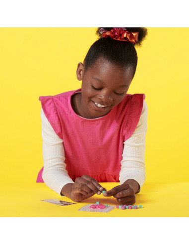 Pixobitz - Confezione di Ricarica con 156 bitz metallizzati idroadesivi | Decorazioni e accessori per creazioni in 3D | Giochi c