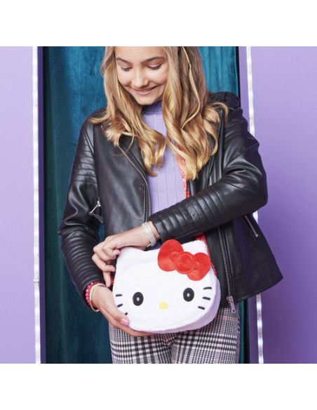 Purse Pets , Sanrio Hello Kitty and Friends, animale giocattolo e borsa interattiva Hello Kitty con oltre 30 suoni e reazioni, g