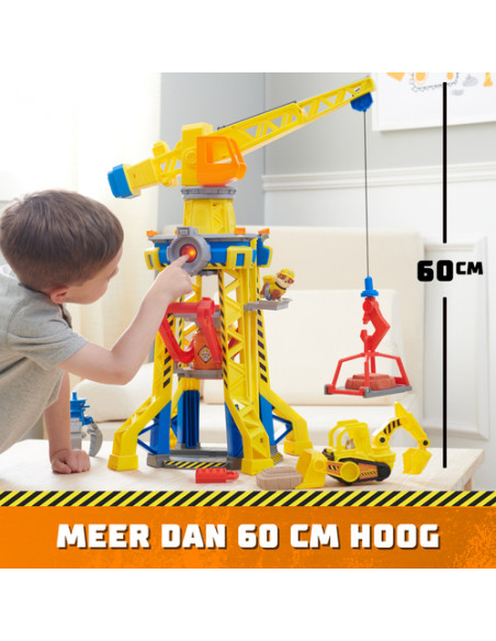 Rubble & Crew Bark Yard Crane Tower Playset