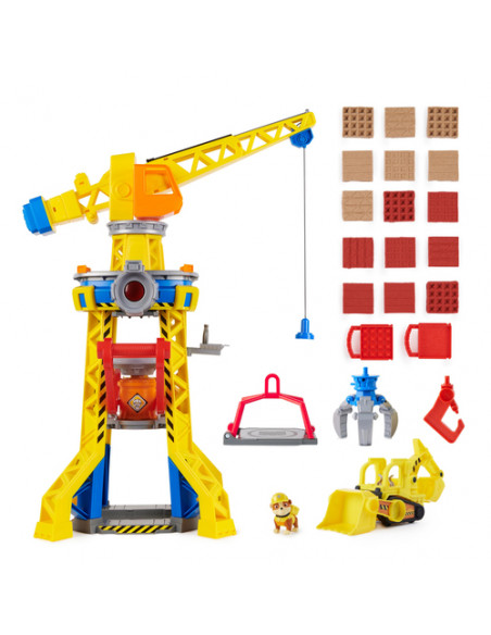 Rubble & Crew Bark Yard Crane Tower Playset