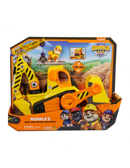 Rubble & Crew Bark Yard Deluxe Bulldozer