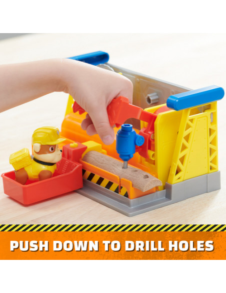 Rubble & Crew, Officina di Rubble, giocattoli da costruzione con sabbia e personaggio di Rubble, giocattoli per bambini e bambin