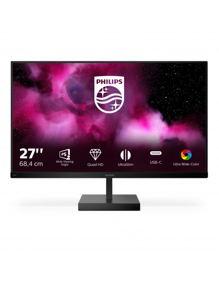 Philips C Line 276C8/00 Monitor PC 68,6 cm (27") 2560 x 1440 Pixel Quad HD LCD Nero