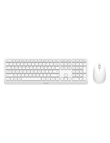 Philips 3000 series SPT6307W/34 tastiera Mouse incluso Universale RF Wireless QWERTY Inglese Bianco