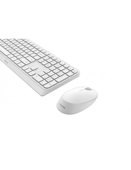 Philips 3000 series SPT6307W/34 tastiera Mouse incluso Universale RF Wireless QWERTY Inglese Bianco