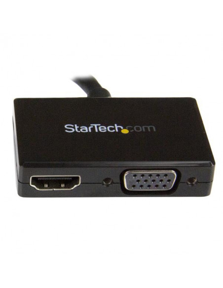 StarTech.com Adattatore DisplayPort a HDMI e VGA - Convertitore audio/video da viaggio DP 2 in 1 - 1920x1200 / 1080p