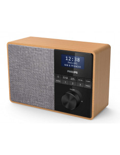 Philips TAR5505/10 radio Portatile Digitale Nero, Grigio, Legno 2