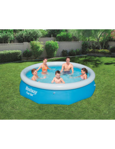Bestway Fast Set 57266 piscina fuori terra Piscina gonfiabile Piscina rotonda 3638 L Blu 2