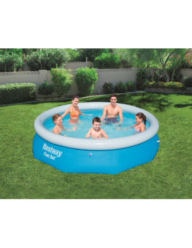 Bestway Fast Set 57266 piscina fuori terra Piscina gonfiabile Piscina rotonda 3638 L Blu