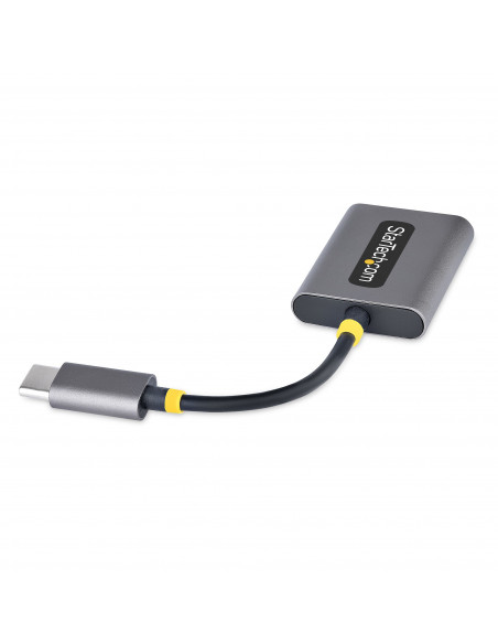 StarTech.com Adattatore USB-C a Jack 3.5mm - Splitter USB Type C per 2 Cuffie con Microfono - Scheda Audio Esterna USB C con 2 U