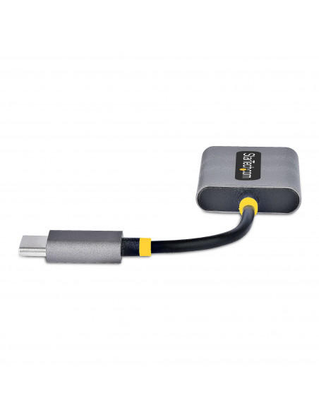 StarTech.com Adattatore USB-C a Jack 3.5mm - Splitter USB Type C per 2 Cuffie con Microfono - Scheda Audio Esterna USB C con 2 U