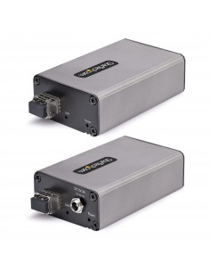 StarTech.com Extender USB 3.0 a 2 Porte su Fibra Multimodale OM3 - LC/LC - Hub 2x USB-A 5Gbps - Resistente Estensore USB su Fibr 2