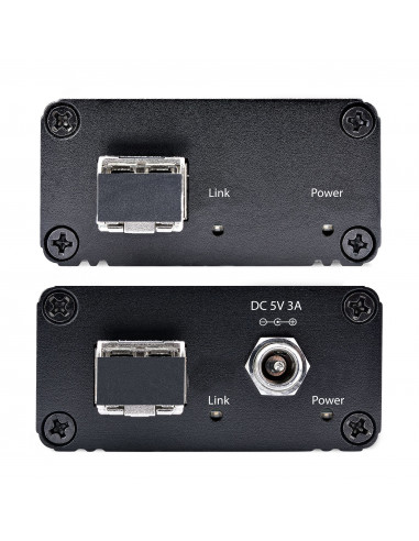 StarTech.com Extender USB 3.0 a 2 Porte su Fibra Multimodale OM3 - LC/LC - Hub 2x USB-A 5Gbps - Resistente Estensore USB su Fibr