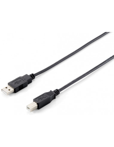 Equip 128860 Cavo USB 2.0 da tipo A a tipo B, 1,8 m, nero