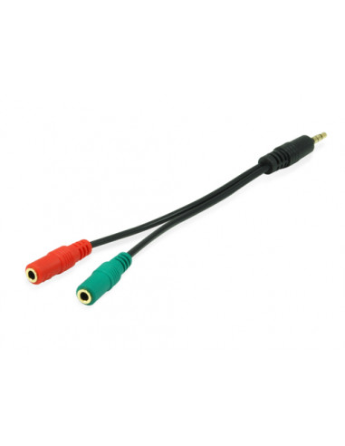 Equip 147943 cavo audio 1,5 m 2 x 3.5mm 3.5mm Nero