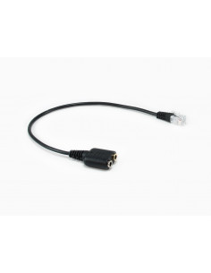 Equip 147944 cavo audio 0,25 m RJ-9 2 x 3.5mm Nero
