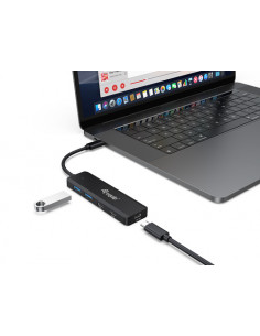 Equip 128964 hub di interfaccia USB 3.2 Gen 1 (3.1 Gen 1) Type-C 5000 Mbit/s Nero 2