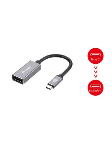 Equip 133493 Adattatore da USB-C a DisplayPort 1.4, 8K/30Hz