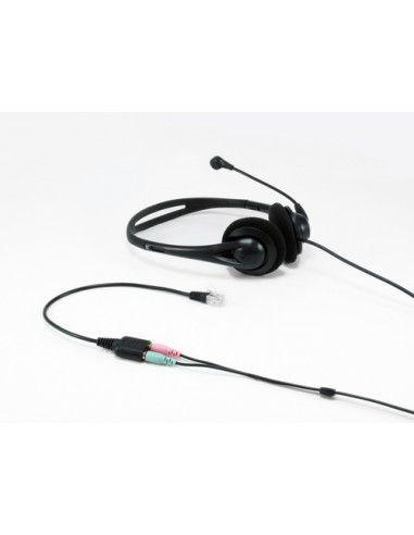 Equip 147944 cavo audio 0,25 m RJ-9 2 x 3.5mm Nero