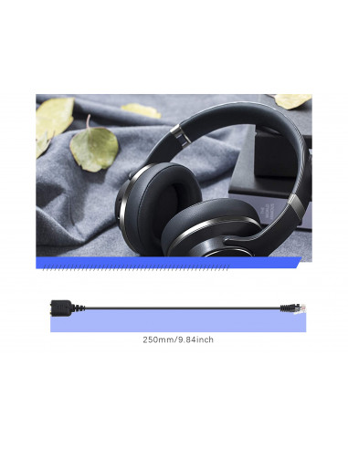 Equip 147944 cavo audio 0,25 m RJ-9 2 x 3.5mm Nero