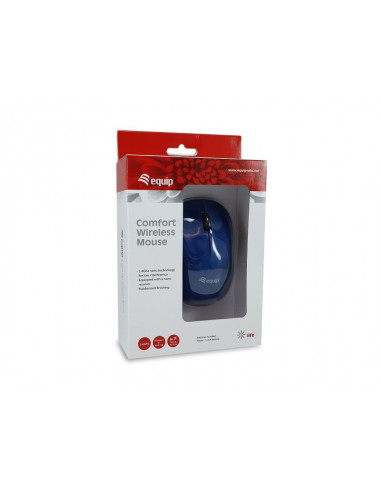Equip 245112 mouse Ufficio Ambidestro RF Wireless Ottico