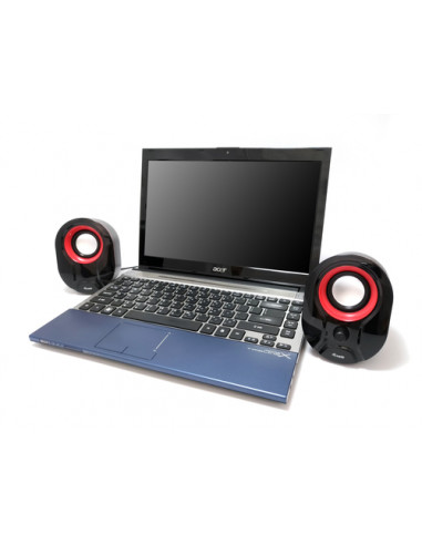 Equip 245332 altoparlante Nero, Rosso Cablato 3 W