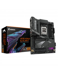 GIGABYTE X870 AORUS ELITE WIFI7 Scheda Madre - Supporta CPU AMD Ryzen 9000, 16+2+2 fasi VRM, fino a 8000MHz DDR5 (OC), 3xPCIe 5.