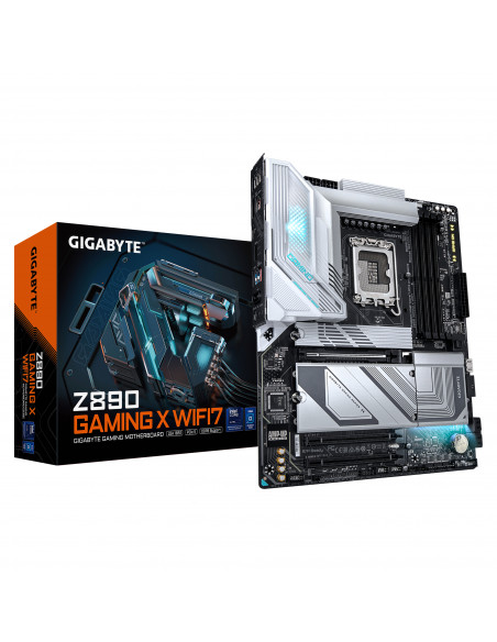 GIGABYTE Z890 GAMING X WIFI7 Scheda Madre - Supporta CPU Intel Core Ultra (Serie 2), VRM a 16+1+2 fasi, fino a 8800MHz DDR5 (OC)