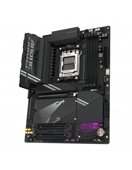 GIGABYTE X870 AORUS ELITE WIFI7 Scheda Madre - Supporta CPU AMD Ryzen 9000, 16+2+2 fasi VRM, fino a 8000MHz DDR5 (OC), 3xPCIe 5.