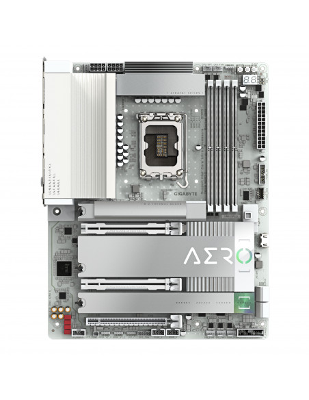 GIGABYTE Z890 AERO G Scheda Madre - Supporta CPU Intel Core Ultra (Serie 2), VRM a 16+1+2 fasi, fino a 8800MHz DDR5 (OC), 1xPCIe