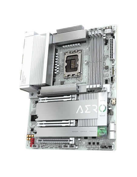 GIGABYTE Z890 AERO G Scheda Madre - Supporta CPU Intel Core Ultra (Serie 2), VRM a 16+1+2 fasi, fino a 8800MHz DDR5 (OC), 1xPCIe