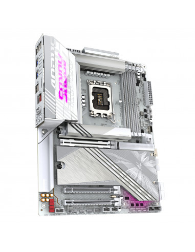 GIGABYTE Z890 AORUS ELITE X ICE Scheda Madre - Supporta CPU Intel Core Ultra (Serie 2), VRM a 16+1+2 fasi, fino a 9500MHz DDR5 (