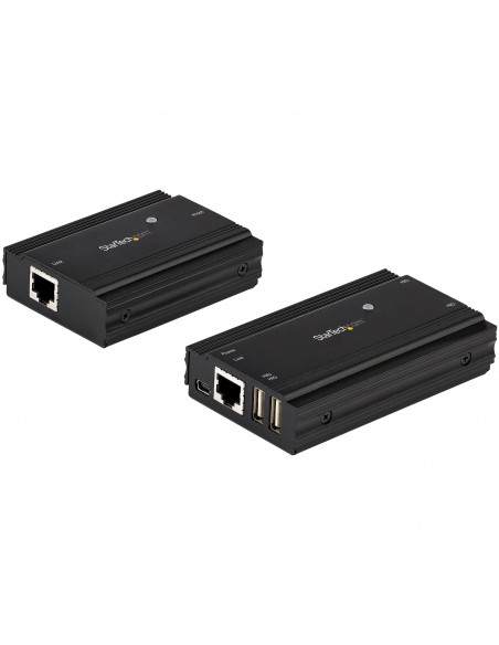 StarTech.com Extender USB 2.0 a 4 porte - Estensore Ethernet USB 2.0 multiporta via CAT5 CAT6 100m - USB Extender Hub via Lan co