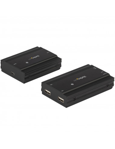 StarTech.com Extender USB 2.0 a 4 porte - Estensore Ethernet USB 2.0 multiporta via CAT5 CAT6 100m - USB Extender Hub via Lan co