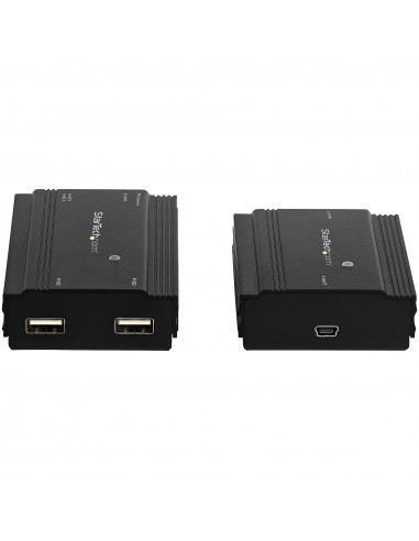 StarTech.com Extender USB 2.0 a 4 porte - Estensore Ethernet USB 2.0 multiporta via CAT5 CAT6 100m - USB Extender Hub via Lan co