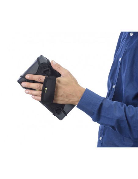 Cellularline Handle Case - Tablet fino a 9'' Custodia universale per tablet dotata di maniglia rotabile e tracolla regolabile