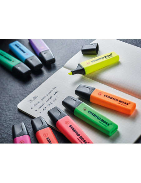 STABILO BOSS ORIGINAL evidenziatore 6 pz Punta smussata Multi