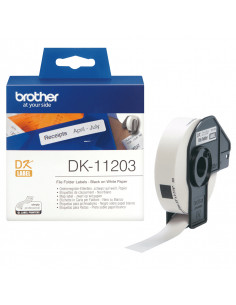 Brother DK-11203 nastro per etichettatrice Nero su bianco
