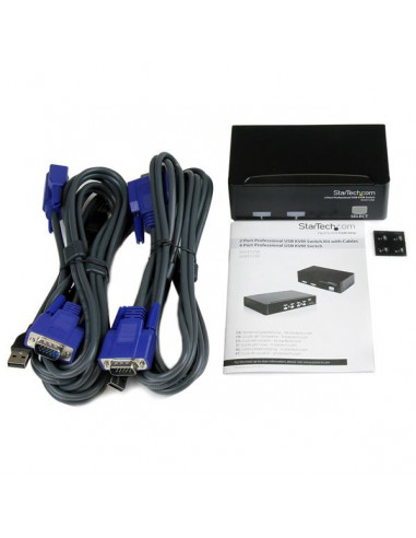 StarTech.com Kit switch KVM USB professionale a 2 porte con cavi