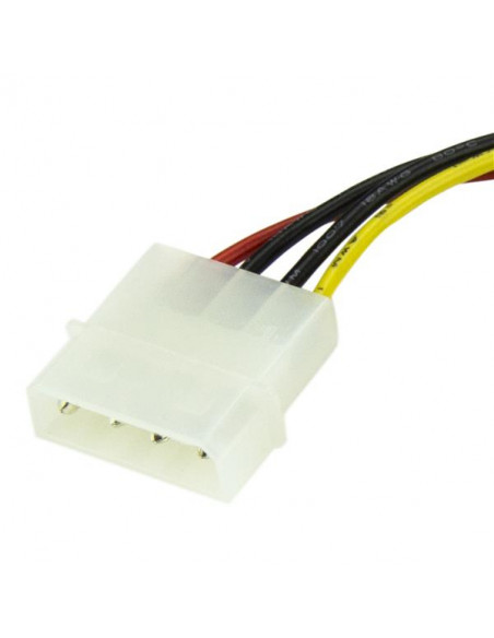 StarTech.com Cavo Adattatore di alimentazione Molex a SATA 4 - Connettore interno alimentazione Molex SATA a 4 pin da 15 cm