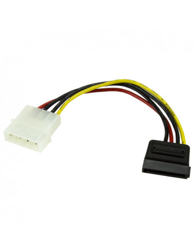 StarTech.com Cavo Adattatore di alimentazione Molex a SATA 4 - Connettore interno alimentazione Molex SATA a 4 pin da 15 cm
