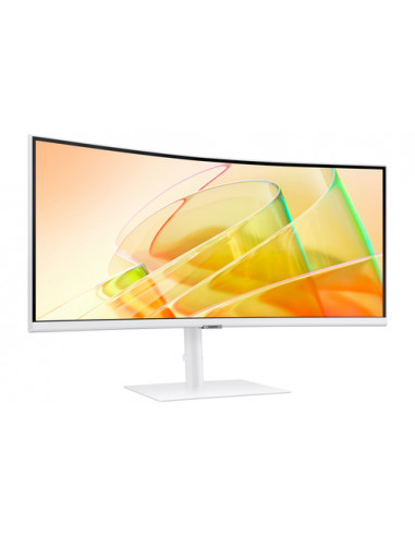 Samsung S65TC Monitor PC 86,4 cm (34") 3440 x 1440 Pixel UltraWide Quad HD LED Bianco
