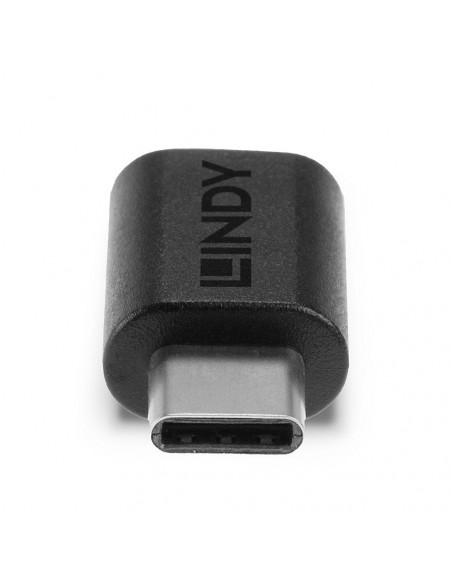 Lindy 41893 adattatore per inversione del genere dei cavi USB 3.2 Type C Nero
