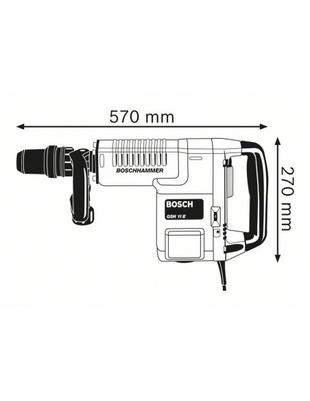 Bosch 0 611 316 703 martello perforatore 1500 W
