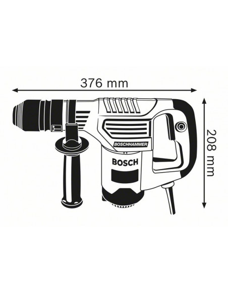 Bosch 0 611 320 703 martello perforatore 650 W