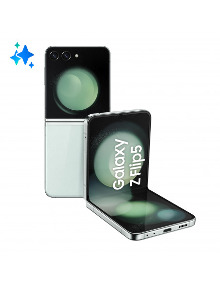 Samsung Galaxy Z Flip5 Smartphone AI RAM 8GB Display 3,4" Super AMOLED/6,7" Dynamic AMOLED 2X Mint 512GB